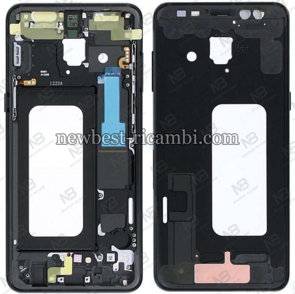 samsung galaxy a8 2018 a530 pannel suport lcd display black