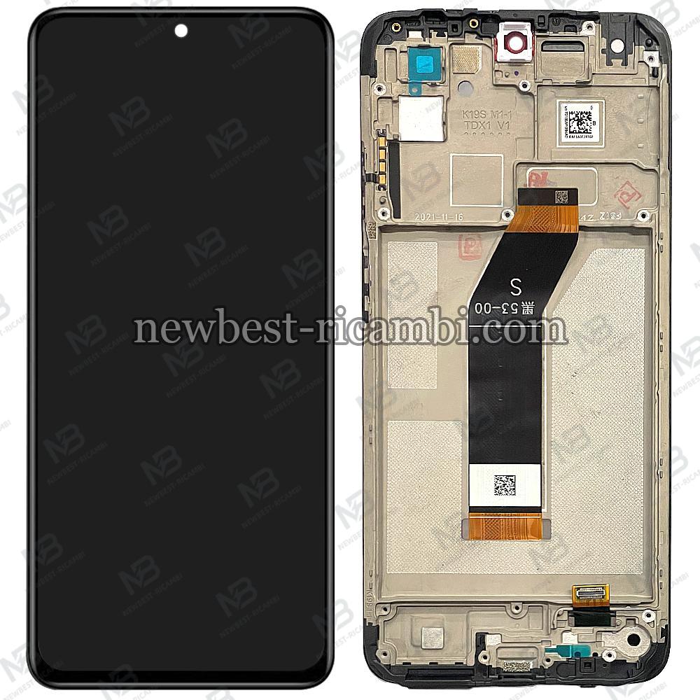 Xiaomi Redmi 10 4g 2022 Touch + Lcd + Frame Black Service Pack