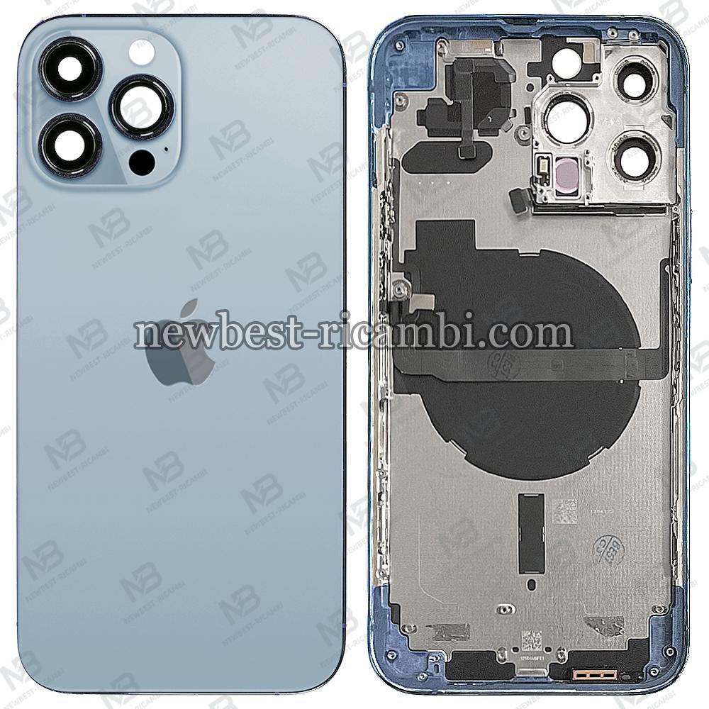 iPhone 13 Pro Max Back Cover + Frame Blue Dissembled Grade A Original