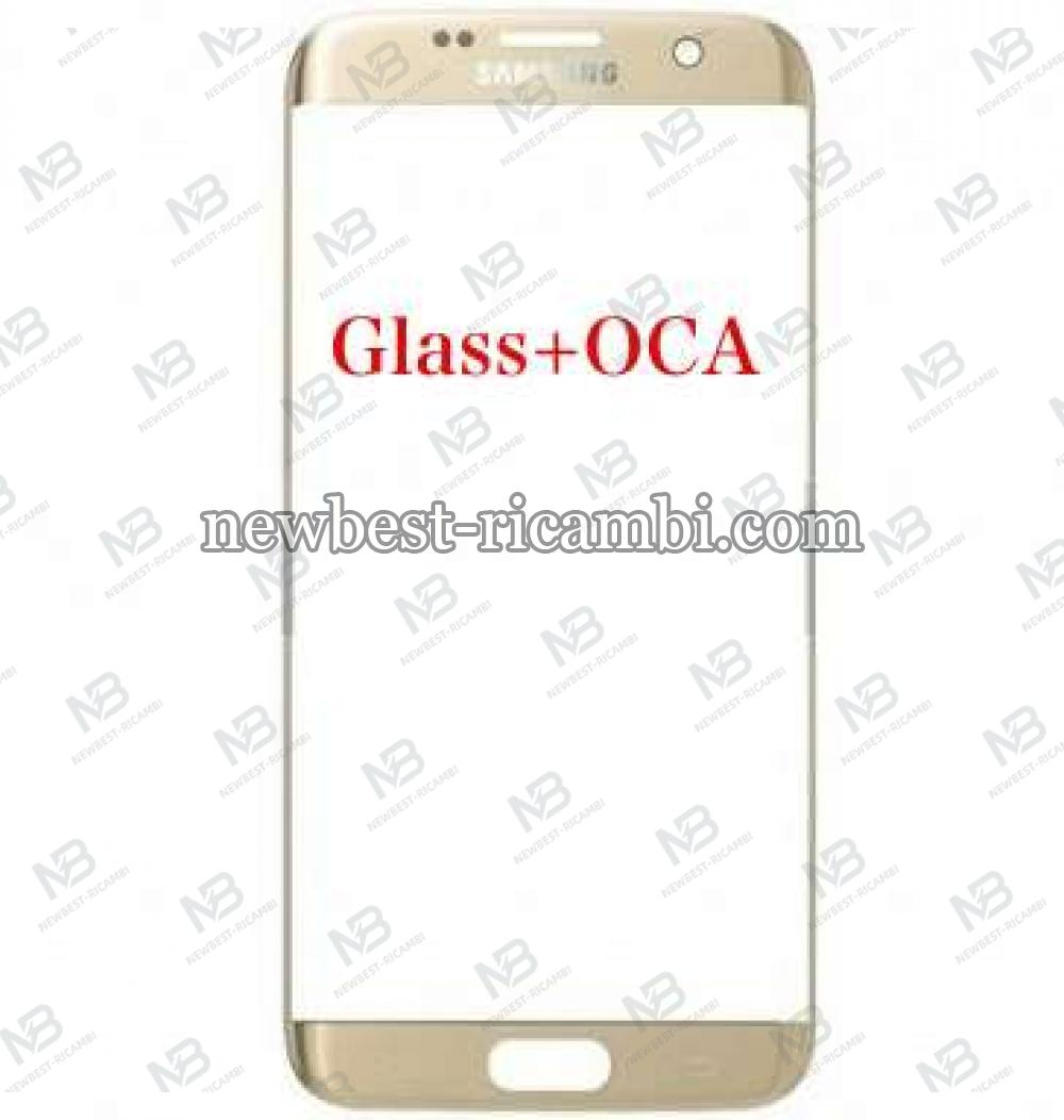 Samsung Galaxy S7 Edge G935f Glass+OCA Gold