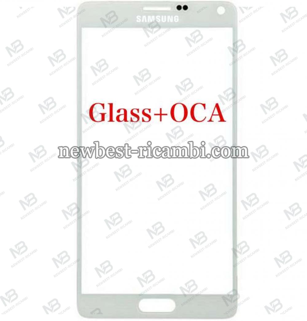 Samsung Galaxy Note 4 N910f Glass+OCA White