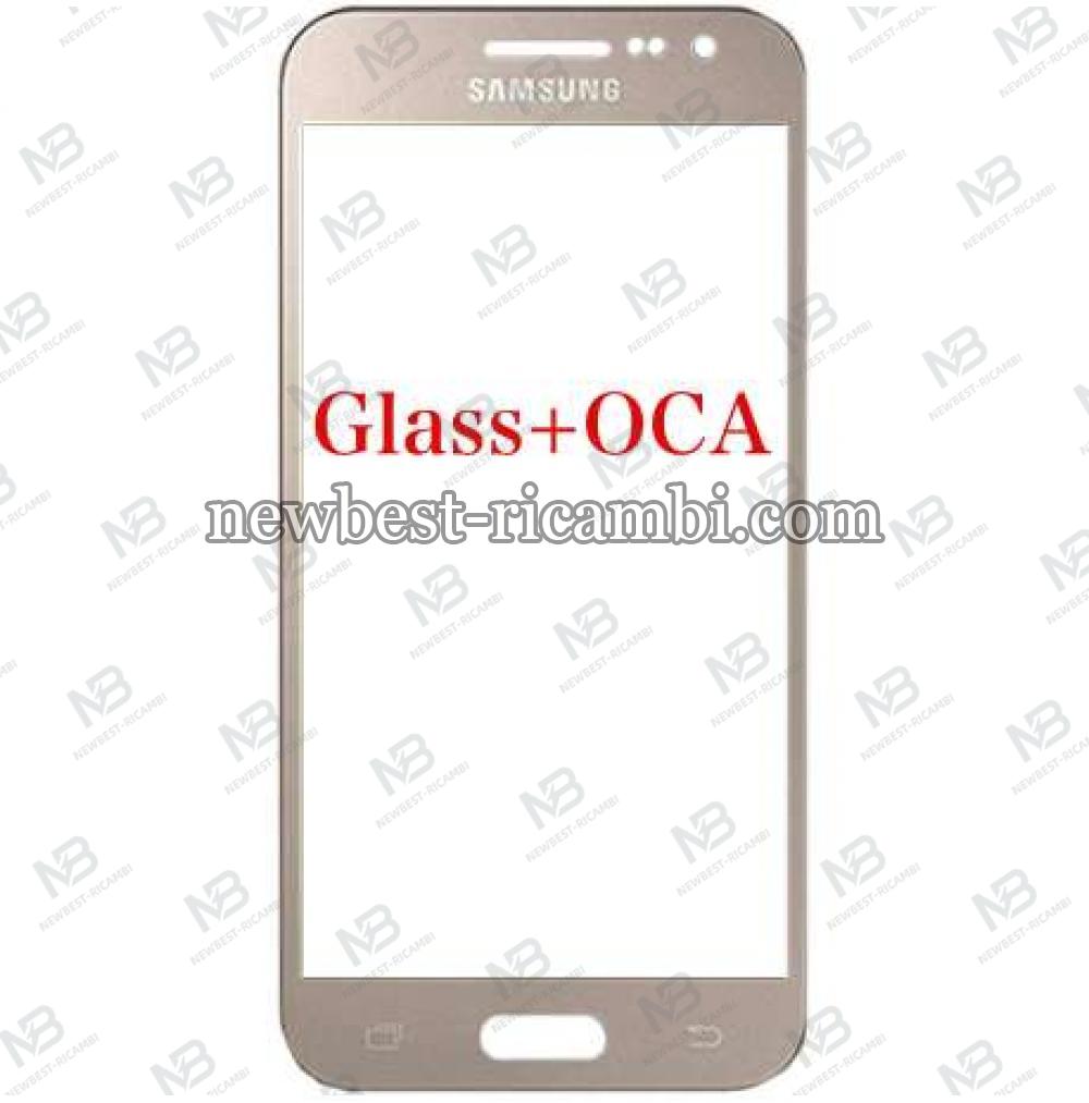 Samsung Galaxy J2 2015 J200f Glass+OCA Gold