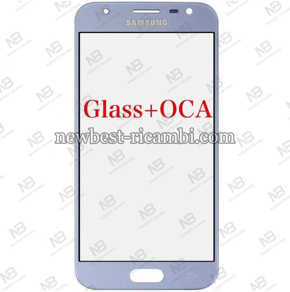 Samsung Galaxy J3 2017 J330f Glass+OCA Blue
