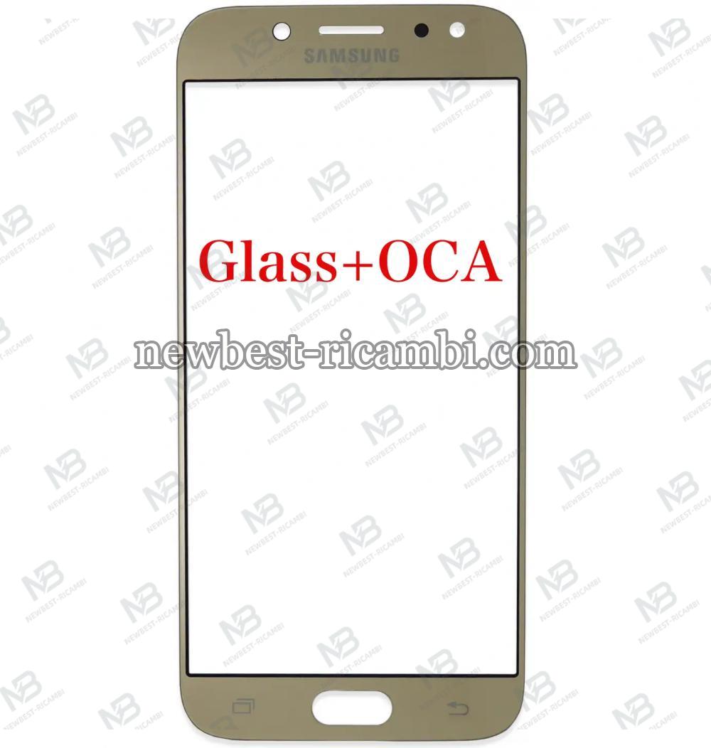 Samsung Galaxy J5 2017 J530f Glass+OCA Gold