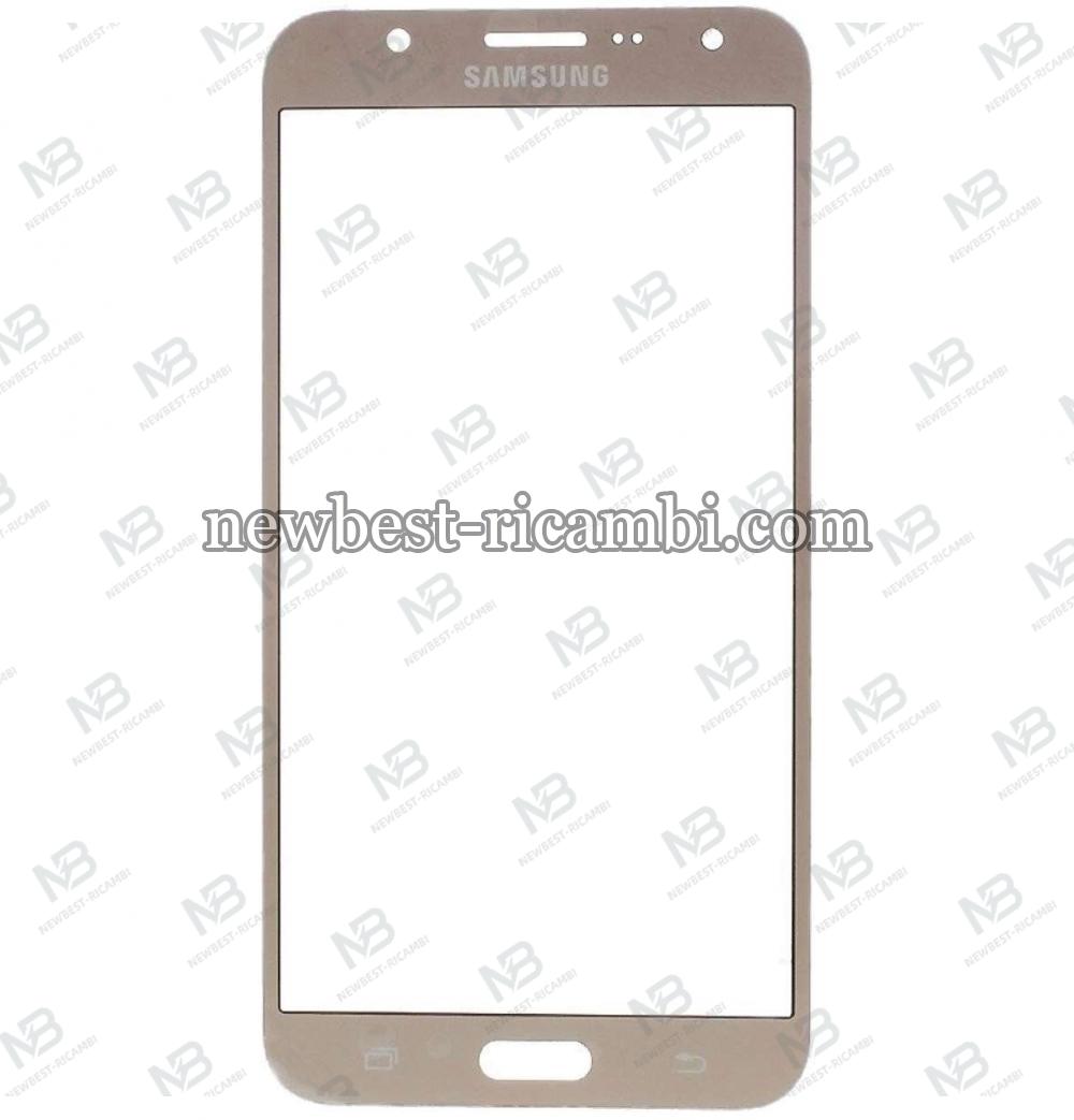 Samsung Galaxy J7 2015 J700 Glass Gold