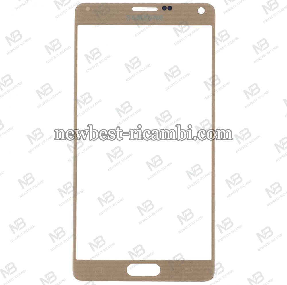 Samsung Galaxy Note 4 N910f Glass Gold