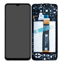 Samsung Galaxy A13 5G A136U Touch + Lcd + Frame Black Service Pack