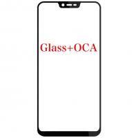 Oppo A3/F7 Glass+OCA Black