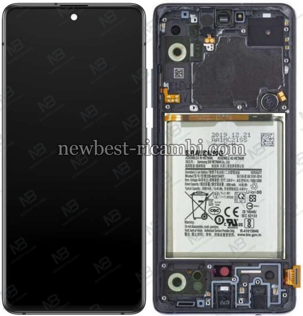 Samsung Galaxy A51 5G A516 Touch+Lcd+Frame+Battery Black  Dissemble Original Grade A