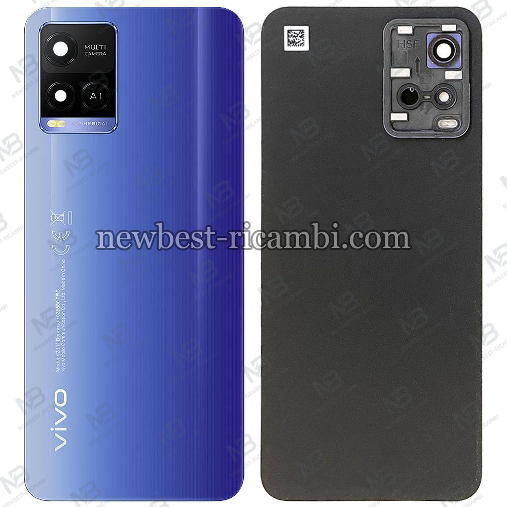 Vivo Y21 Back Cover+Camera Glass Blue Original