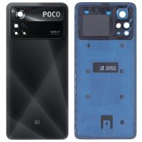 Xiaomi Poco X4 Pro 5G Back Cover+Camera Glass Black Original