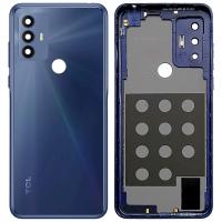TCL 30 / 616HSE Back Cover+Camera Glass Atlantic Blue