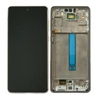 Samsung Galaxy A73 5G A736 Touch + Lcd + Frame White Service Pack