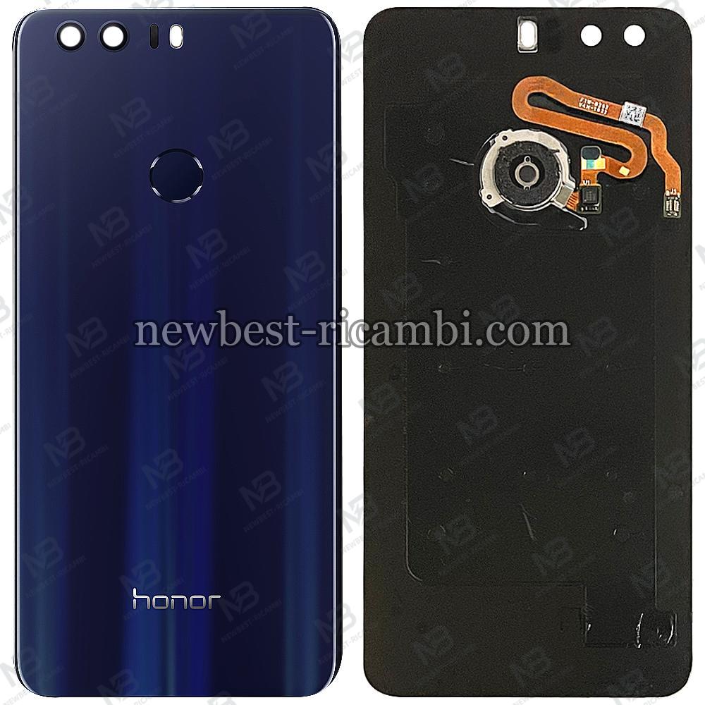 huawei honor 8 back cover with id touch blue original