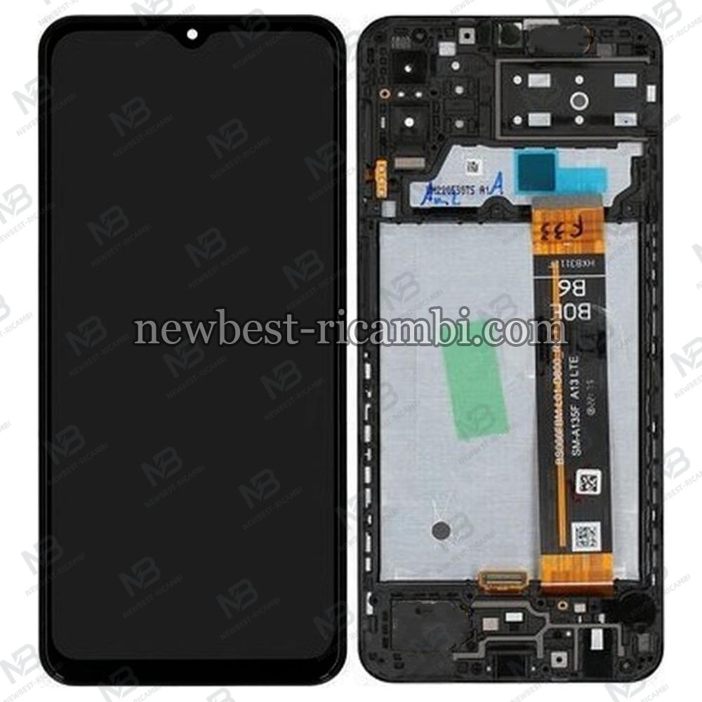 Samsung Galaxy M135  ( Flex A135f )  Touch + Lcd + Frame Black  Original Assembled