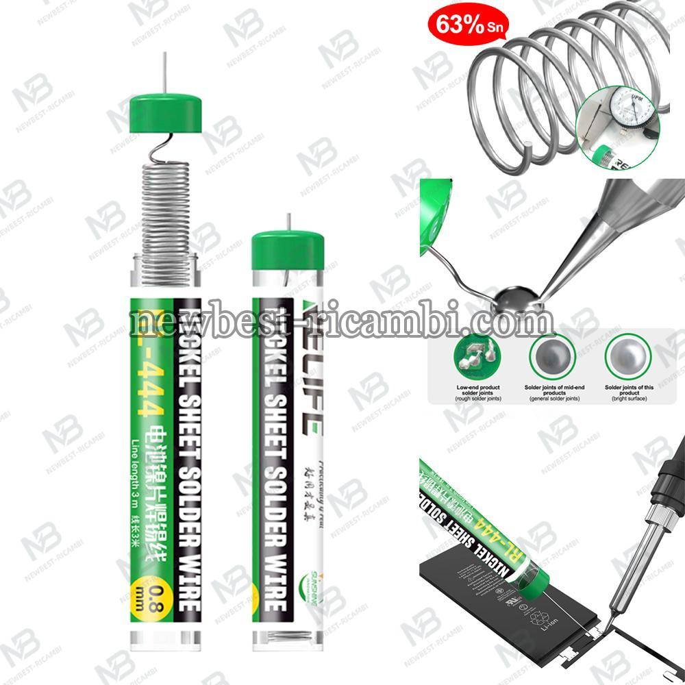 RELIFE RL-444 Cell Phone Battery Nickel Sheet Solder Wire