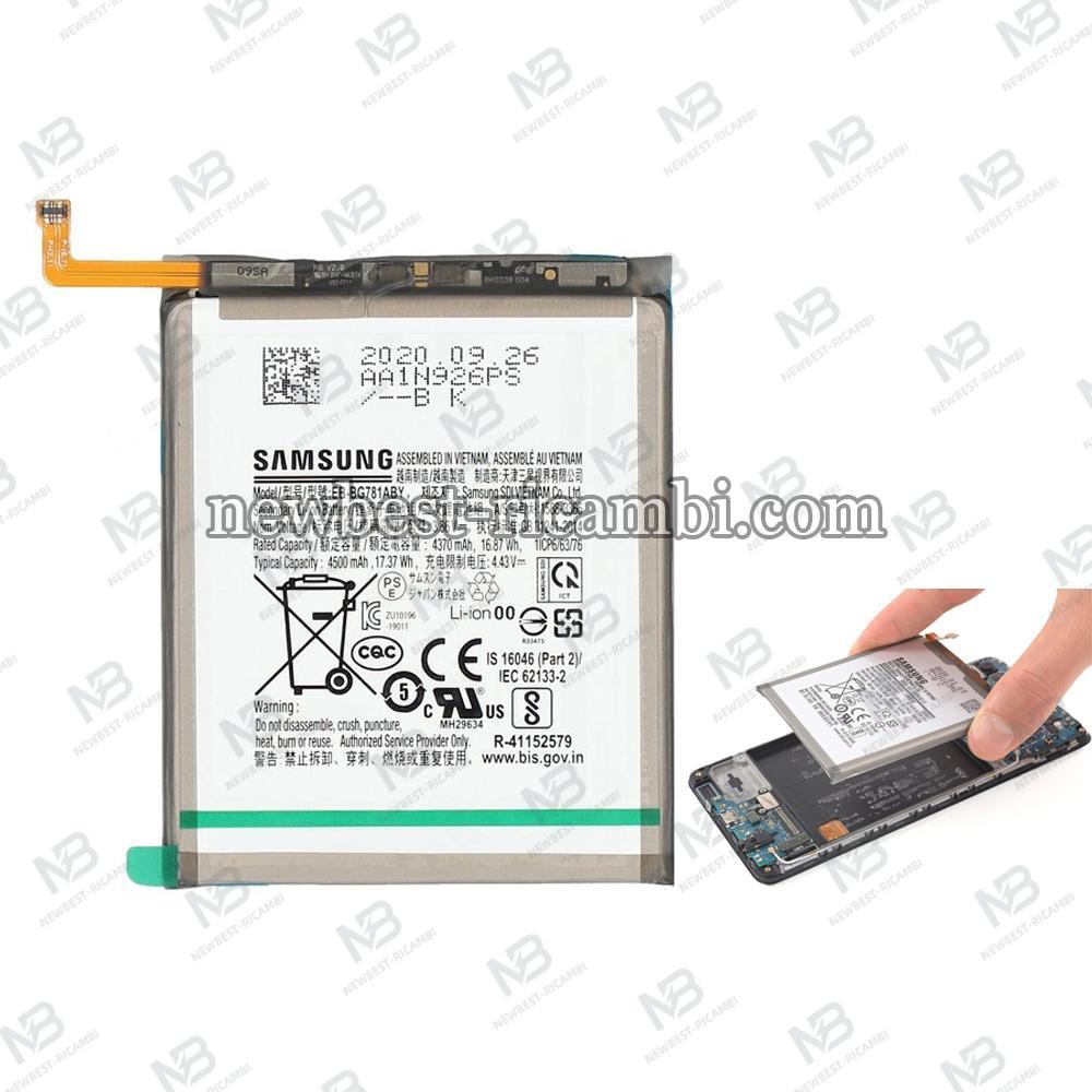 Samsung Galaxy S20 FE G780 / G781 / A525 / A526 / A528  EB-BG781ABY Battery Original Disassemble From New Phone A