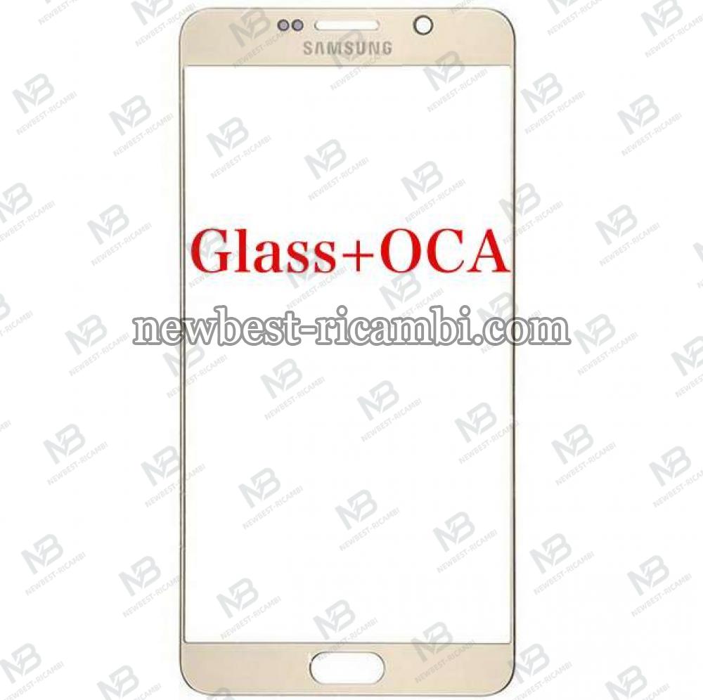 Samsung Galaxy Note 5 N920c N920f Glass+OCA Gold