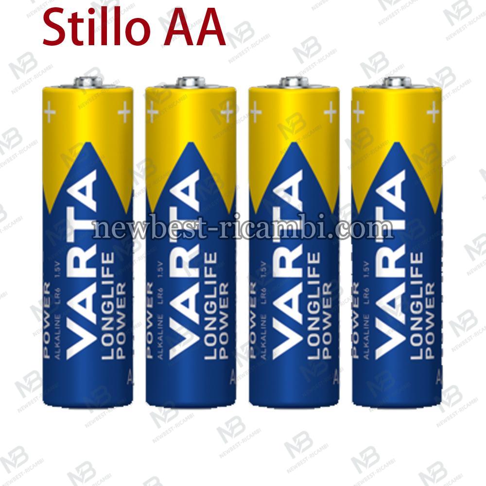 Varta Longlife Power Batteries 4906, AA / LR6 / 1.5V Alkaline 4 PCS
