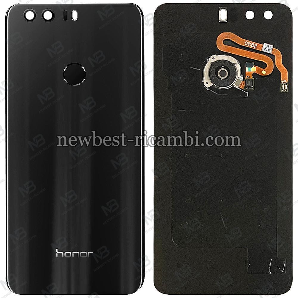 Huawei Honor 8 Back Cover With Id Touch Black Original Service Pack