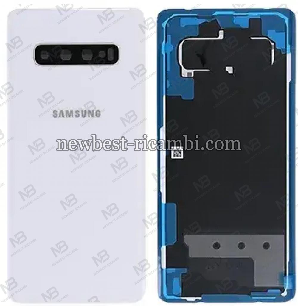 samsung galaxy S10 plus G975f back cover+camera glass ceramic white original