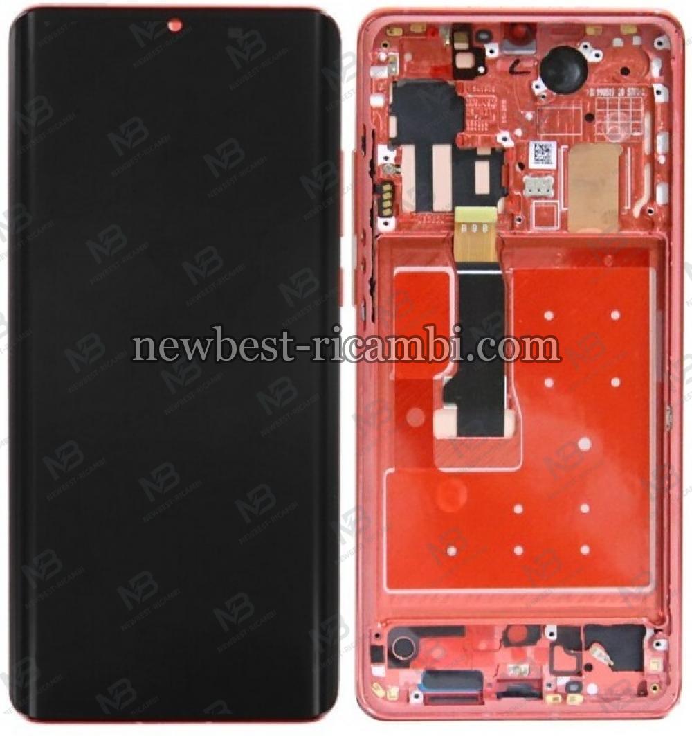 Huawei P30 Pro Touch+Lcd+Frame Orange Disassembled From Phone AAA 
