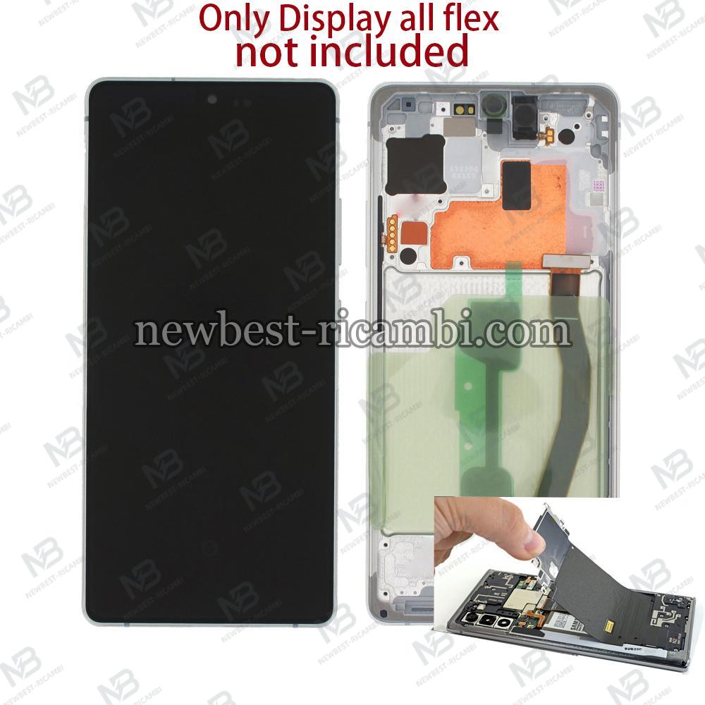 Samsung Galaxy S10 Lite G770 Touch+Lcd+Frame White Disassemble From New Phone A
