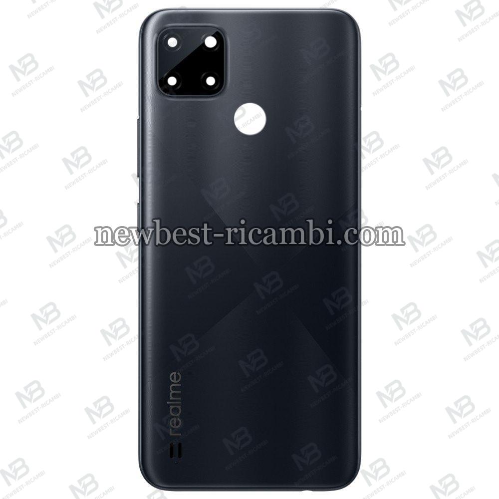 Realme C21Y RMX3263 Back Cover+Camera Glass Black Service Pack