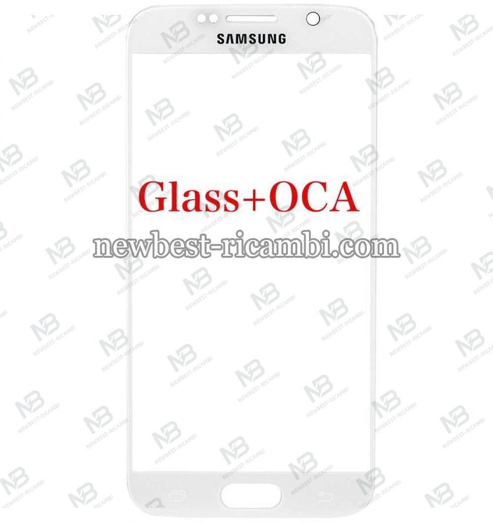Samsung Galaxy S6 G920f Glass+OCA White