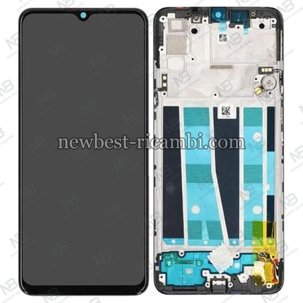 Oppo A91 (CPH2001 / CPH2021) Touch + Lcd + Frame Black Service Pack