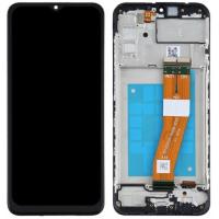 Samsung Galaxy A03s A037g EU Touch+ Lcd+Frame Black