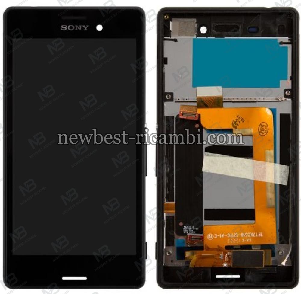 Sony Xperia M4 Aqua E2303 touch+lcd+frame black