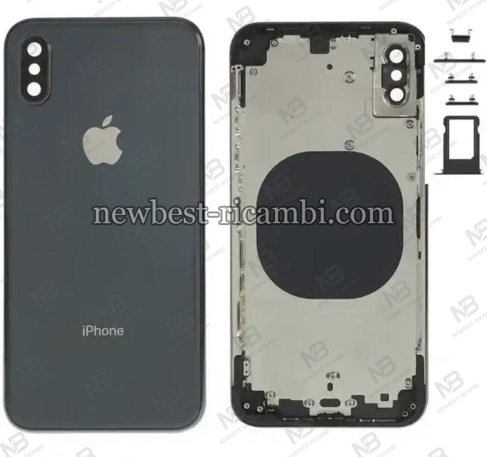 iphone XS back cover+frame black OEM