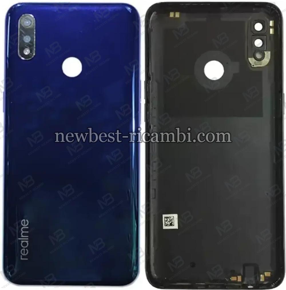 Realme 3 back cover blue original