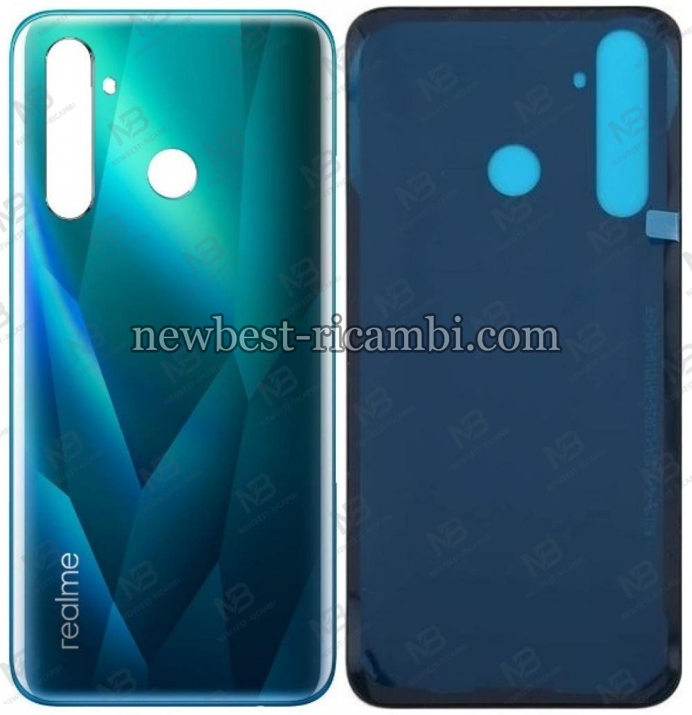 Realme 5 Pro back cover crystal green original