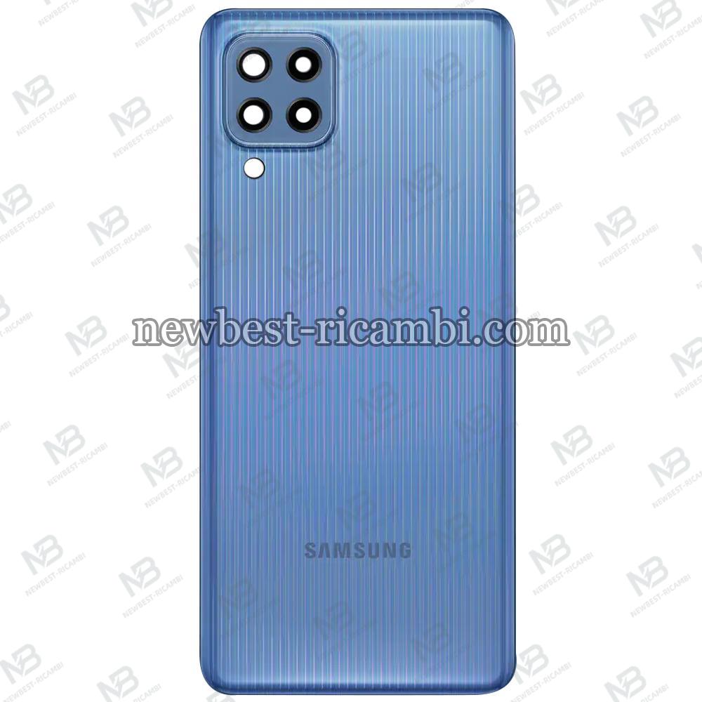 Samsung Galaxy M32 M325 Back Cover+Camera Glass Blue Original