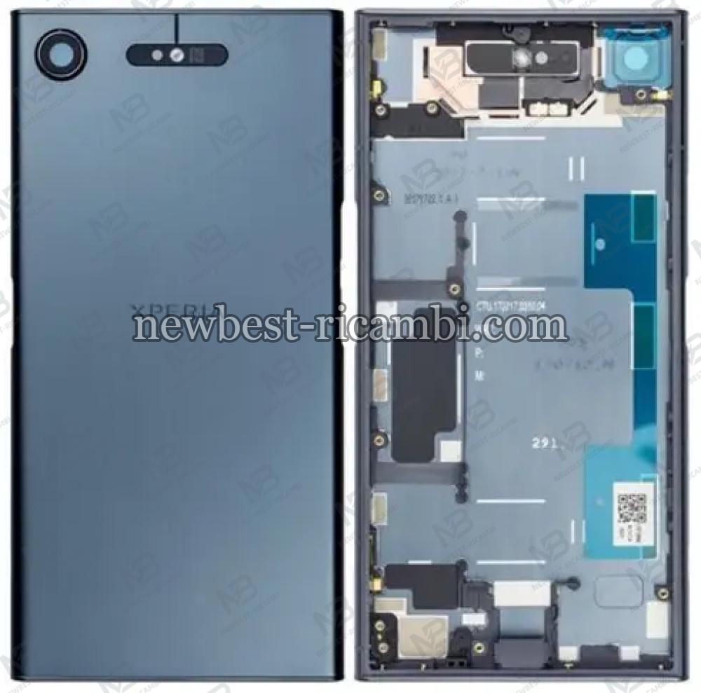 Sony Xperia XZ1 G8341 Back Cover+Frame Blue Original