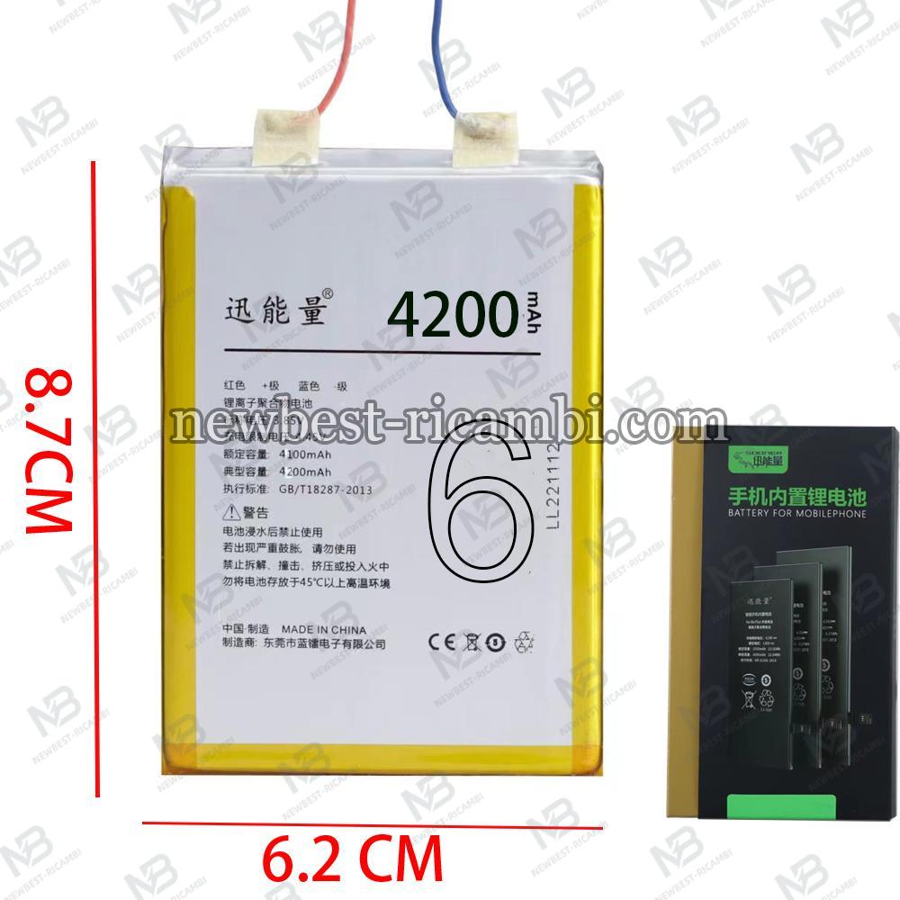 Sooner Universal Battery For Smartphone 6 4200 Mah