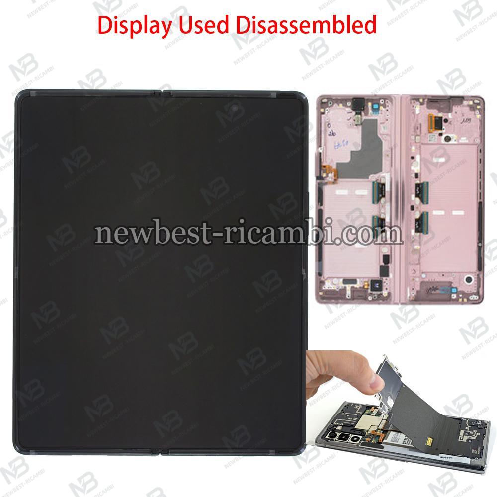 Samsung Galaxy Fold 2 5G F916 touch+lcd+frame Bronze (Bronze Hinge) Disassemble From New Phone A