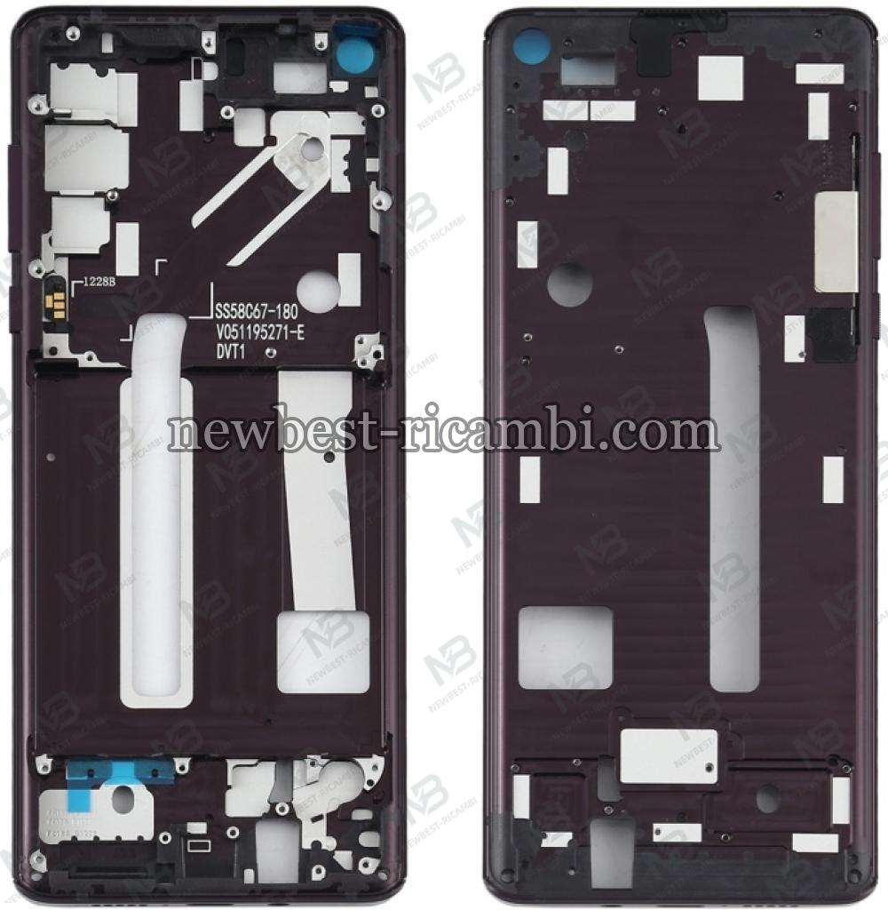 Motorola Moto Edge 5G XT2063 Display Support Frame Purple