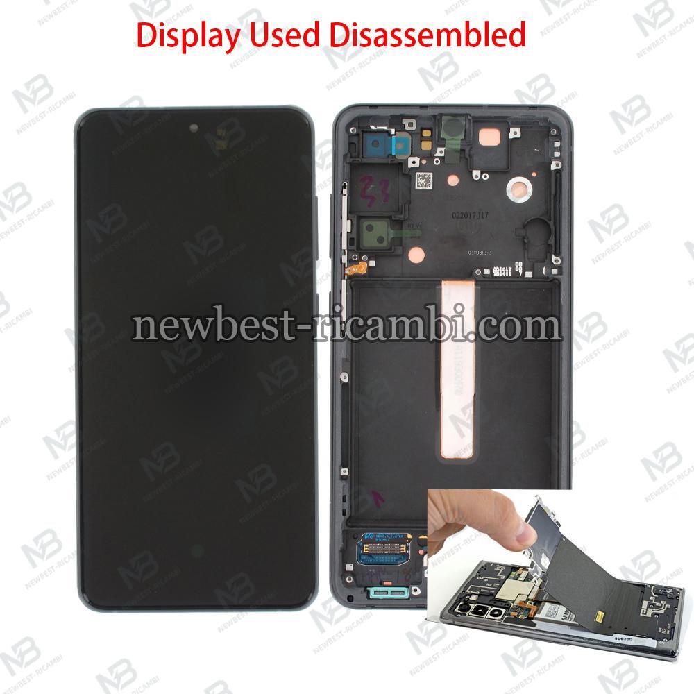 Samsung Galaxy S21 FE G990 Touch+Lcd+Frame Grey Disassembled Grade A