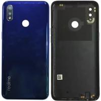 Realme 3 back cover blue original