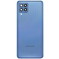 Samsung Galaxy M32 M325 Back Cover+Camera Glass Blue Original
