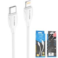 USB Type-C to Lightning Cable BLUE Power B1BX19 1M PD White In Blister