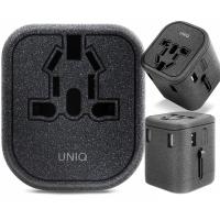 Wall Adapter UNIQ Voyage All In One 4.5A 3x USB / 1x USB Type-C Grey In Blister