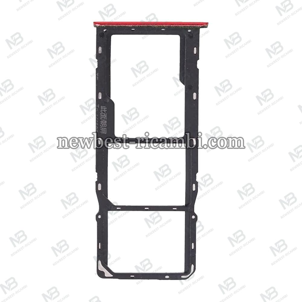 Realme C3 Sim Tray Red