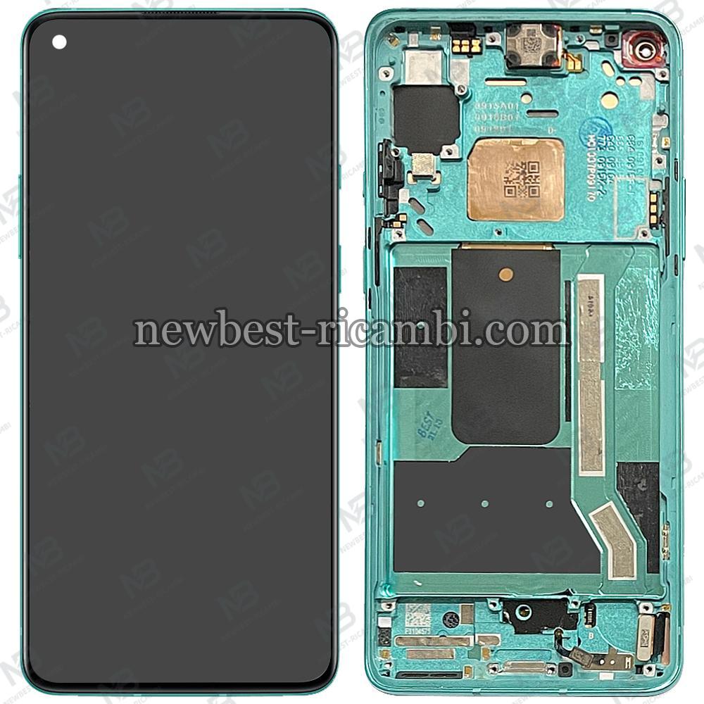 One Plus 1+8T Touch+Lcd+Frame Acquamarine Green