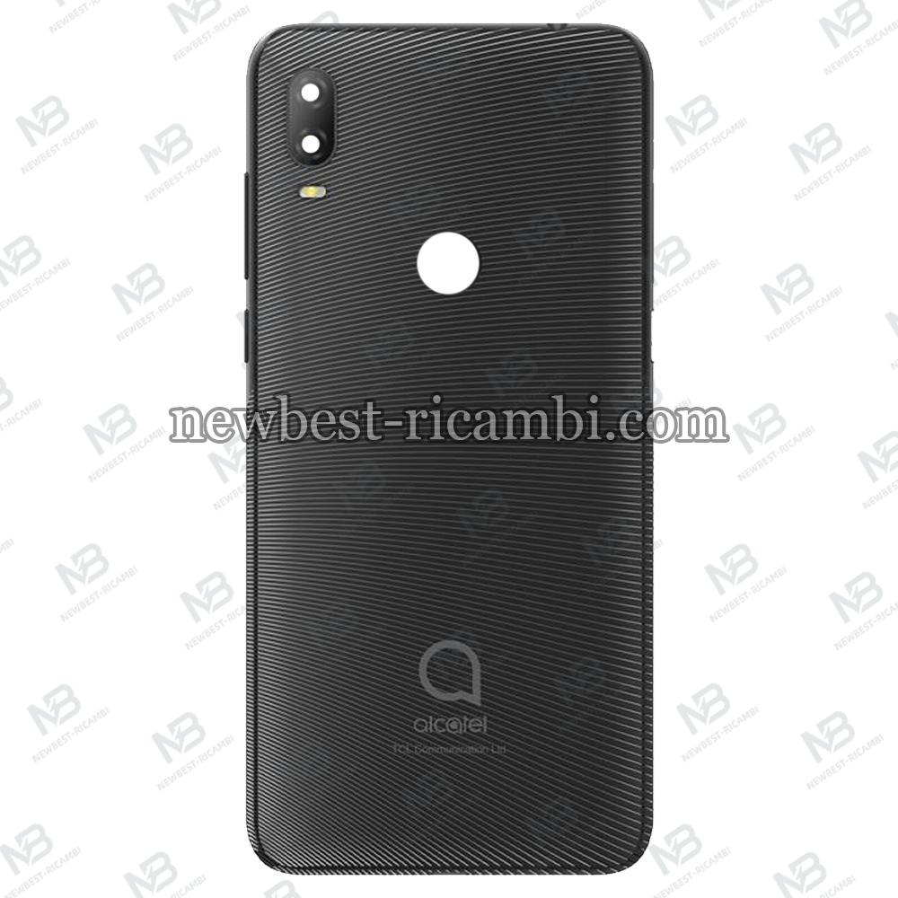 Alcatel 1V 2020 Back Cover+Camera Glass Black Original