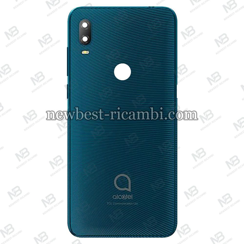 Alcatel 1V 2020 Back Cover+Camera Glass Blue Original