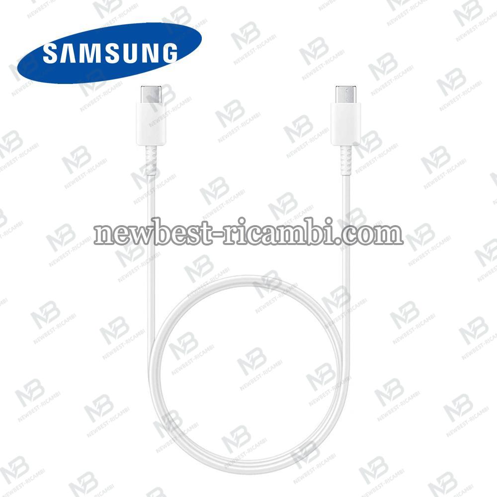 USB-C To USB-C Cable Samsung EP-DW767JWE, 25W, 3A, 1.8m, White GP-TOU021RFCWW Bulk
